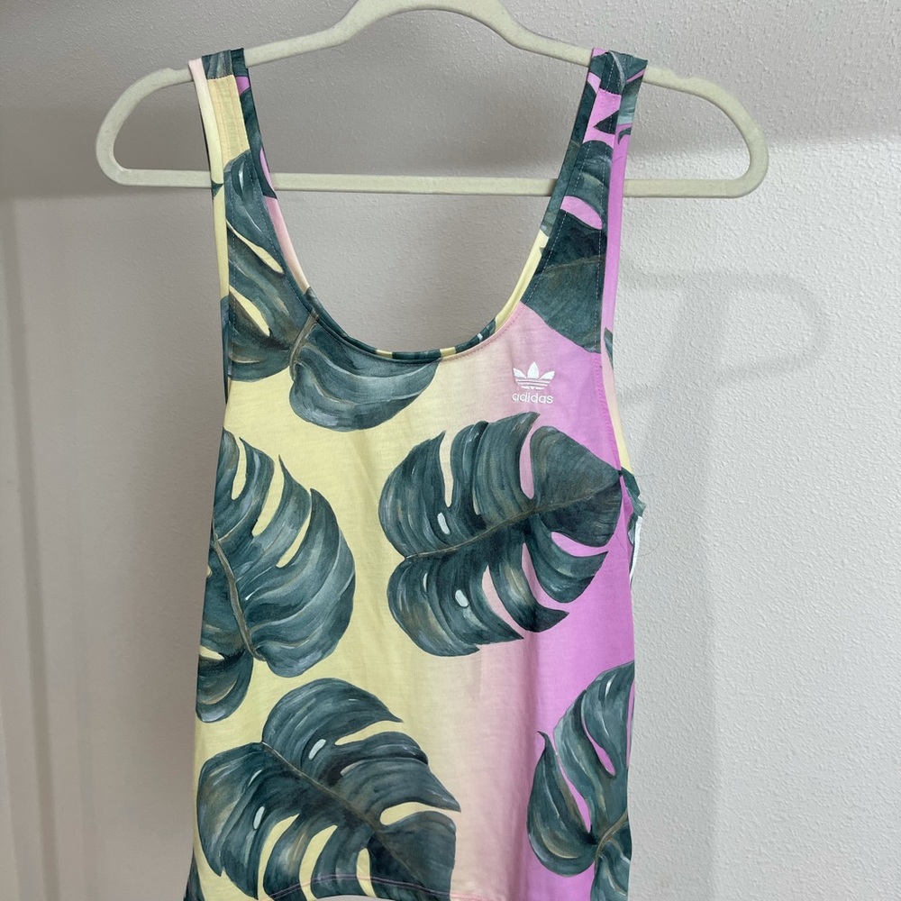Women’s Adidas Leaf-print New Shirt